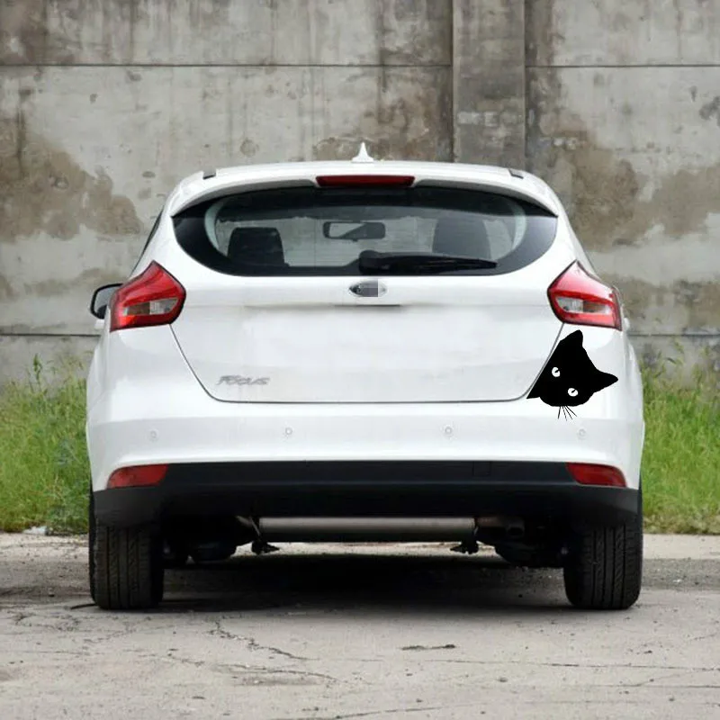 Наклейки на лобовое стекло автомобиля Peep Cat | Автомобили и мотоциклы