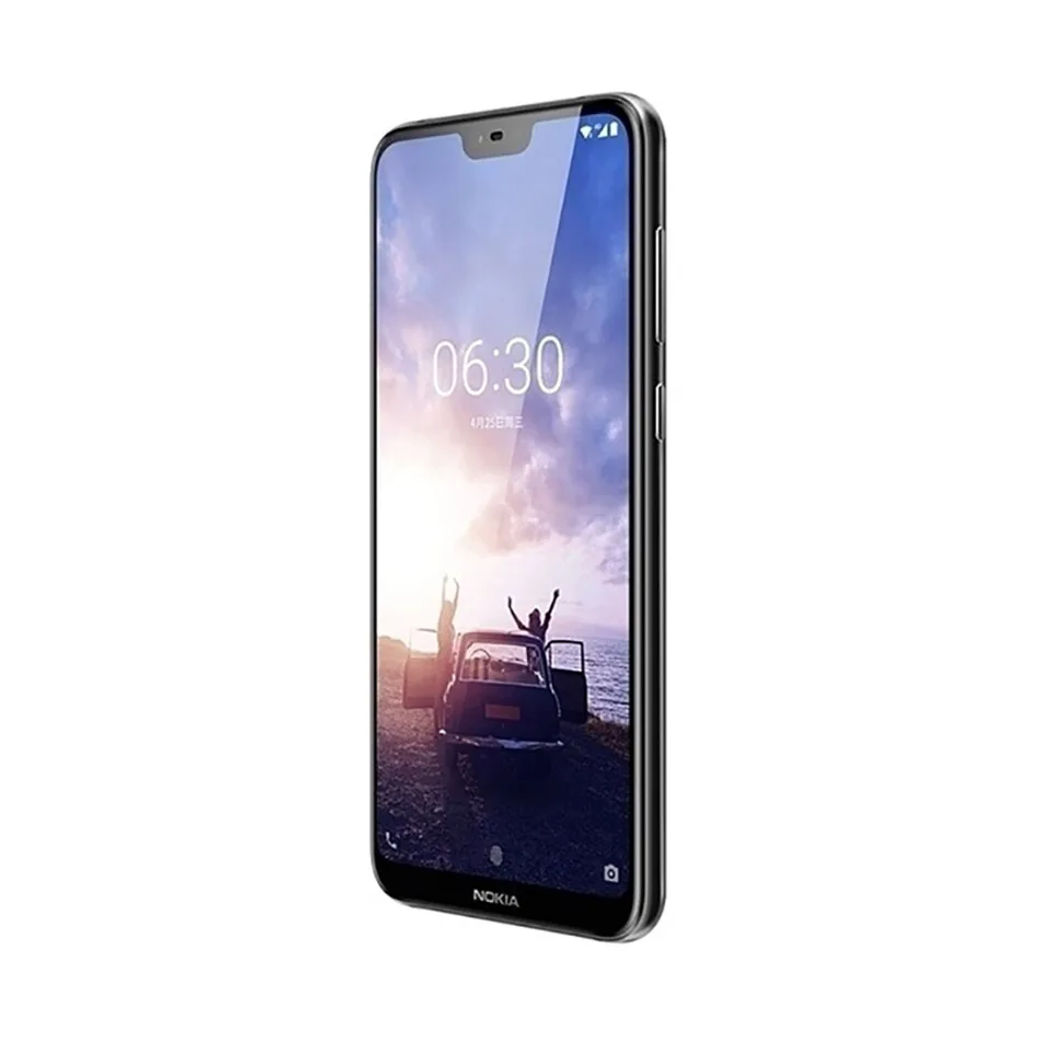 Мобильный телефон Nokia 6,1 Plus с глобальной версией, 4G LTE, 5,8 дюймов, Восьмиядерный процессор Snapdragon 636, 4 Гб ОЗУ, 64 Гб ПЗУ, 16 МП, отпечаток пальца, Android телефон