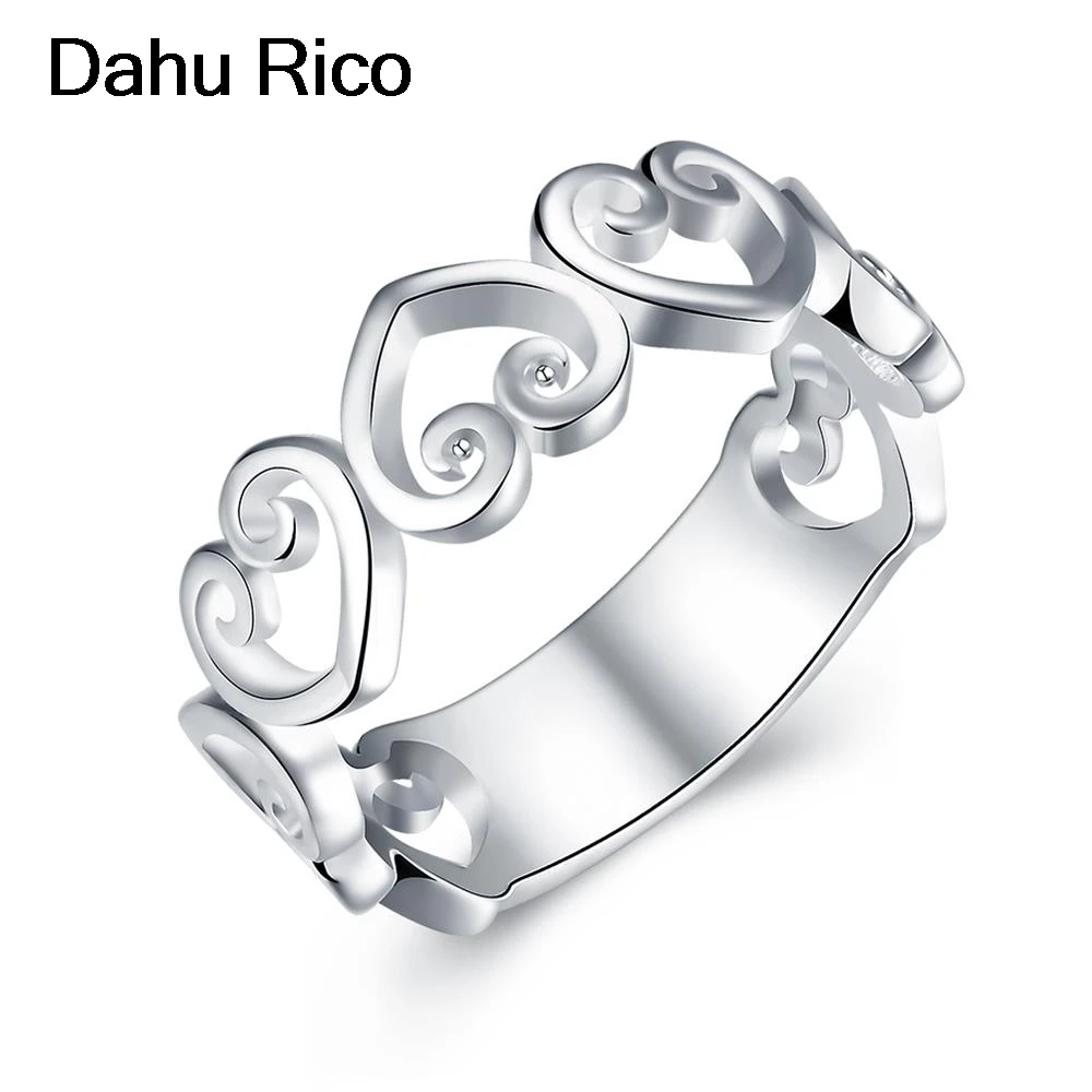 Женское кольцо с сердцем и слухом dames alianca AliExpress летние кольца Dahu Rico Rico|Кольца| |