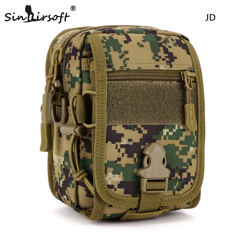 JD Новинка! Sinairsoft тактический Молл Мешок Нейлоновый Чехол Портативный Открытый Велоспорт Путешествия военные Спортивная поясная - Цвет: JD