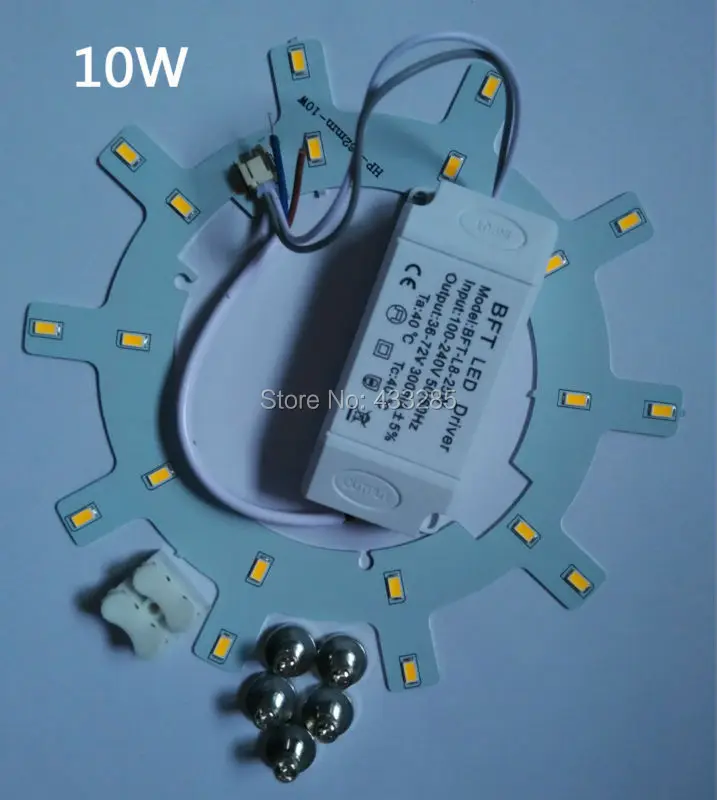 Оптовая продажа ультра яркий 5730smd 10 Вт 12 15 18 20 24 Магнитный светодиодный круглое