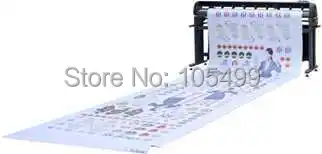 2017 new 1200mm vinyl cutter plotter with automatic ocnotur cut Auto-flexi software laser optical eye cutting | Компьютеры и офис