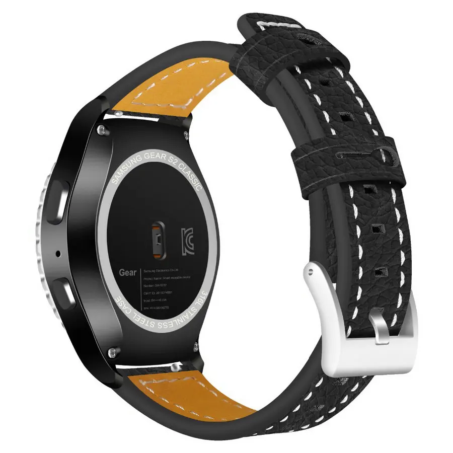 Замена натуральной кожи для samsung gear S2/S3/S4 ремешок для часов gear Sport SM-R600/gear S2 классический SM-R732 и SM-R735 смарт-ремешок