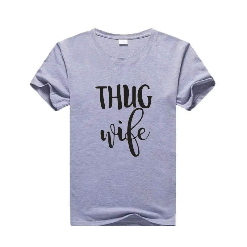 Хипстерская футболка с надписью Thug Woman женские топы Повседневная коротким