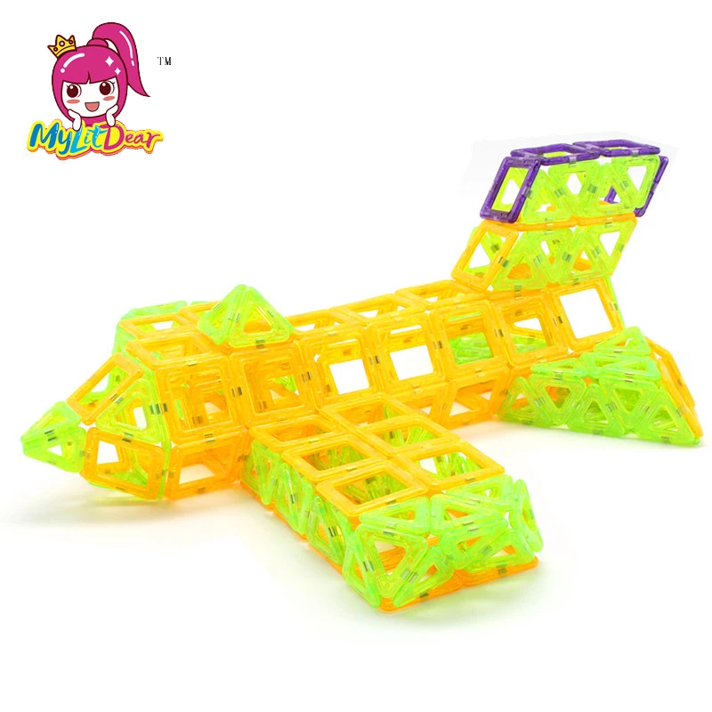 MylitDear 215 шт. Мини магнитные блоки игрушки модели строительные дизайнерские