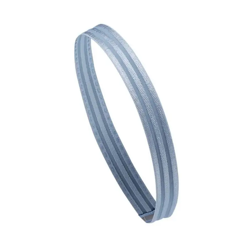 Blue Нескользящая спортивная повязка на голову, эластичная силиконовая лента для волос, идеально подходит для бега, фитнеса, йоги, футбола, баскетбола, волейбола - Цвет: Blue
