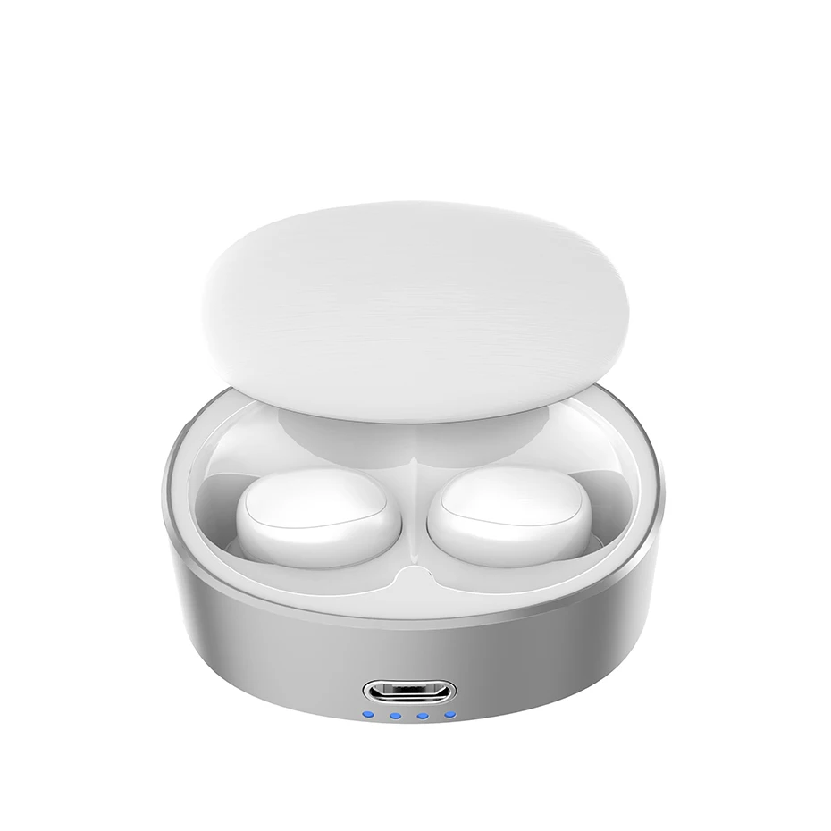 Белый Наушники B20 мини беспроводные Bluetooth наушники сенсорные наушники с зарядным устройством TWS 5,0 мини Беспроводные спортивные наушники с микрофоном - Цвет: Белый
