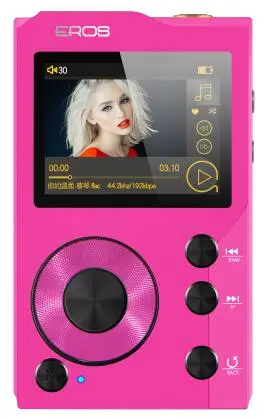 Aigo EROS K Bluetooth 4,0 без потерь Hifi MP3 плееры мини декодирования DSD беспроводной ЦАП AXU аудио плеера USB - Цвет: pink