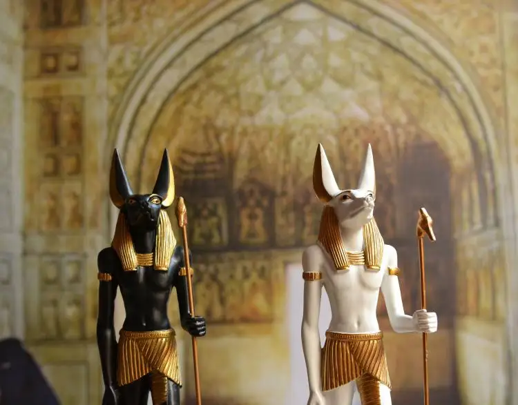 Мумия возвращается древних египетских идолов Anubis украшение "Собака" Horus Patronos туристические сувениры счастливые украшения фигурки ремесла