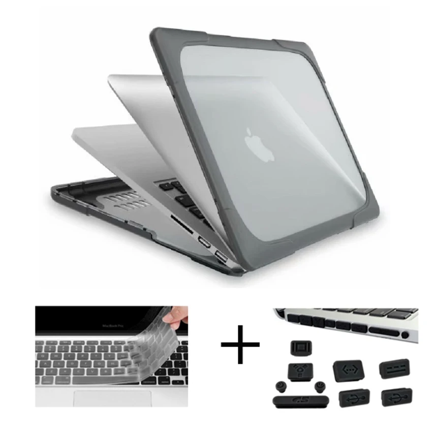 Жесткий Чехол для ноутбука MacBook Pro Retina 15 A1398 чехол клавиатуры из ПВХ держатель