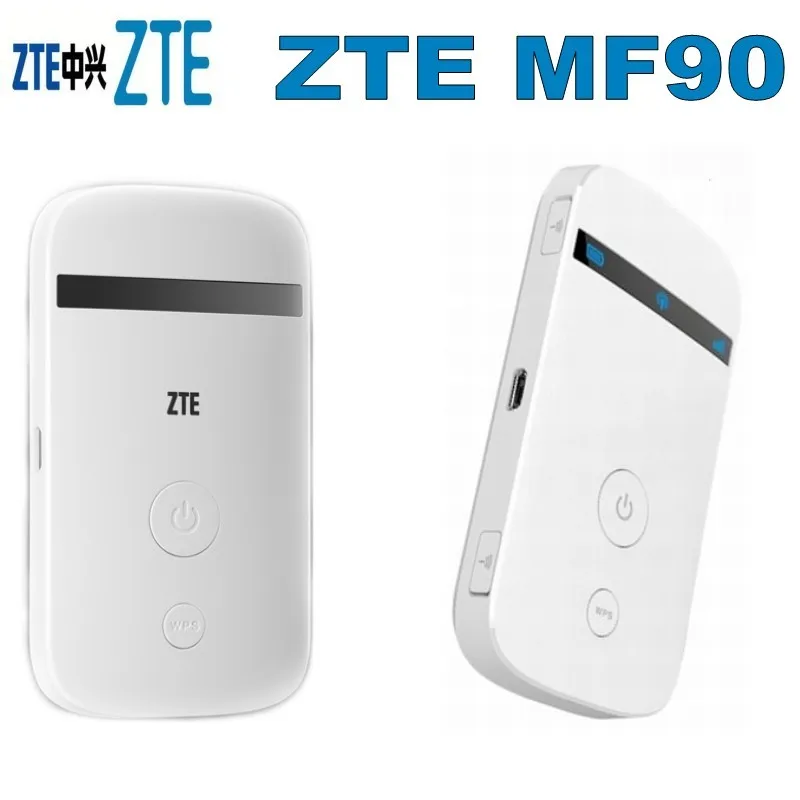 Разблокированный Wi Fi роутер zte MF90 MiFi 4g lte поддержка LTE FDD 800/1800/2600 МГц|usb wireless bluetooth