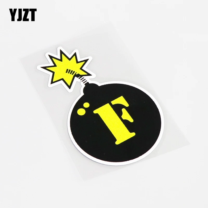 YJZT 6 5 см * 11 2 интересная Автомобильная наклейка JDM F BOMB Дрифт Наклейка ПВХ
