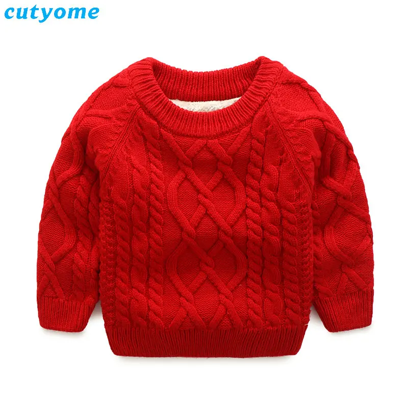 Дети Мальчики Свитера для девочек осенние теплые флисовые кардиганы Одежда