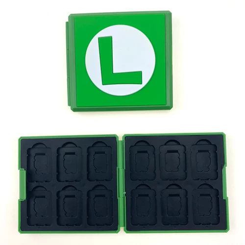 Green L Новинка, 12в1, портативные игровые карты, чехол, ударопрочный жесткий корпус, коробка для хранения, для nintendo Switch, NS, аксессуары для игр - Цвет: Green L