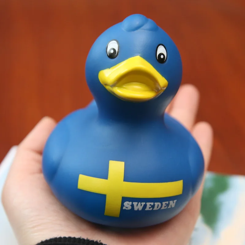 Резиновые детские игрушки для ванной забавные комнаты игры в воду плавающая утка