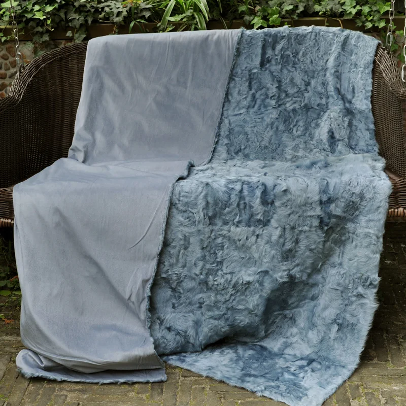 売却 CX-D-50B工場カスタム卸売リアル羊子羊家の装飾エリアラグ毛皮毛布