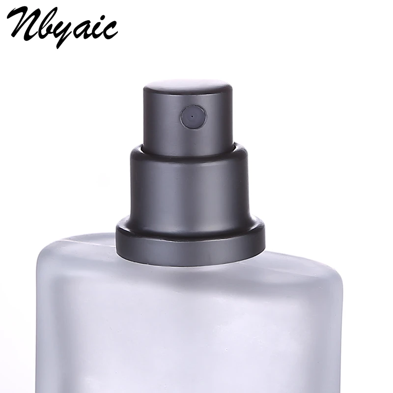 Nbyaic1Pcs30ml50ml100ml матовая пустая стеклянная бутылка достаточно распыляемая Бутылка для путешествий с запахом переносные многоразовые флаконы для духов