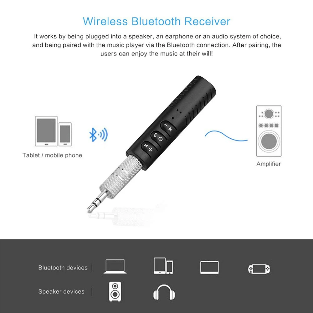 2018 новые универсальные 3 5 мм Джек Bluetooth радиоприемник проводные наушники в