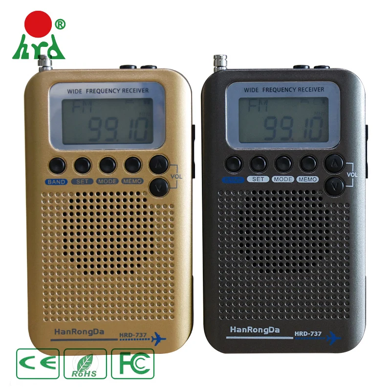 Портативный радиоприемник с широким диапазоном FM/MW/SW/AIR/CB/VHF|Радиоприёмники| |