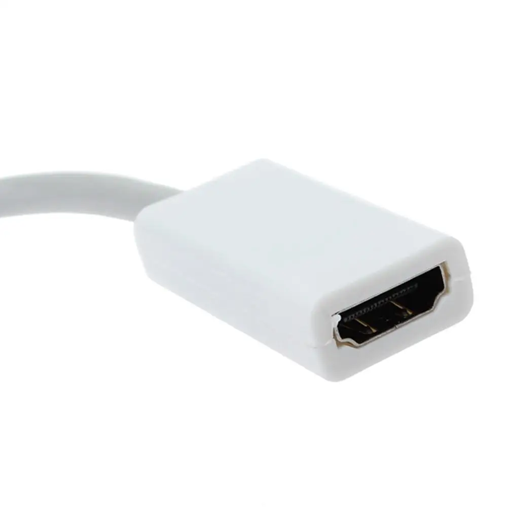 HD Mini DVI папа к HDMI Женский Кабель монитор видео адаптер конвертер Кабельный Шнур