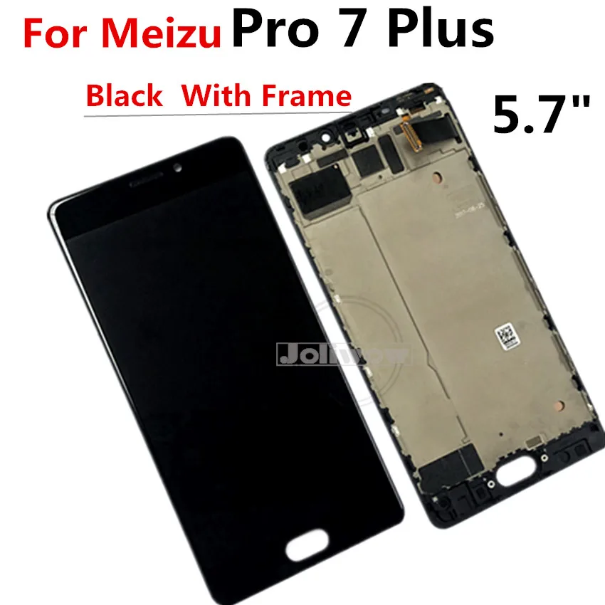 ЖК-дисплей AMOLED 5 7 дюйма для Meizu Pro Plus сенсорная панель дигитайзер в сборе с рамкой