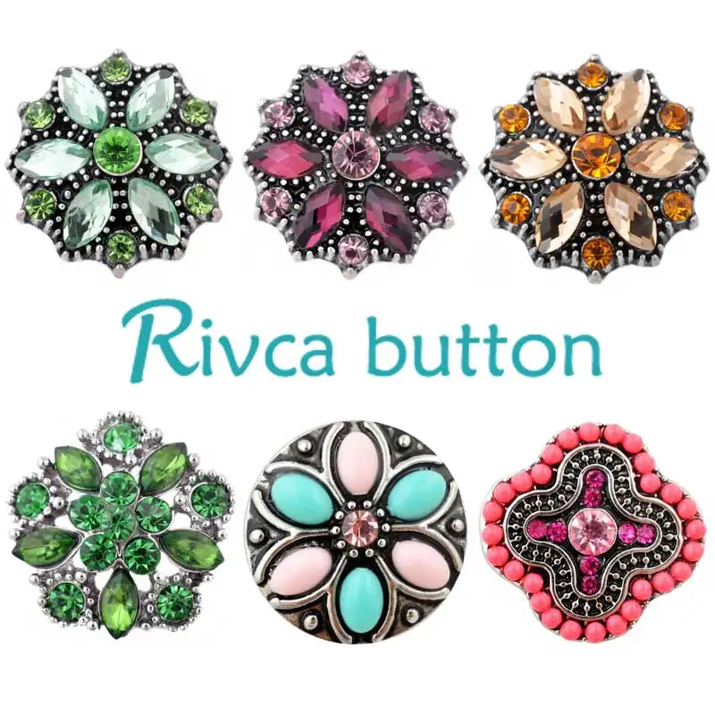 D03054 18 мм Rivca оснастки браслет металлические Подвески Ювелирные изделия смешанные