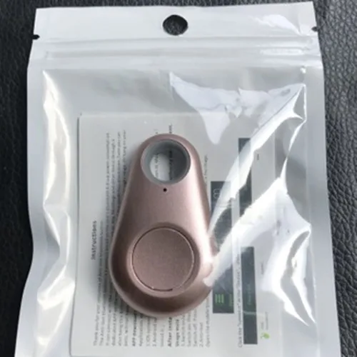 Rose gold Умный мини gps-трекер для домашних животных, Водонепроницаемый Bluetooth Tracer для собак, кошек, ключей, кошелек, сумка, Детские трекеры, оборудование для поиска - Цвет: Rose gold
