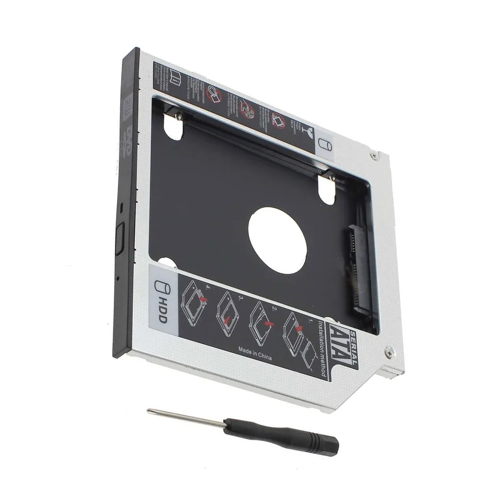 9.5 мм SATA 2nd диск SSD жесткий Caddy Bay адаптер для ноутбука Toshiba Satellite P55 P55t R830 R840 R850 L70 A R500