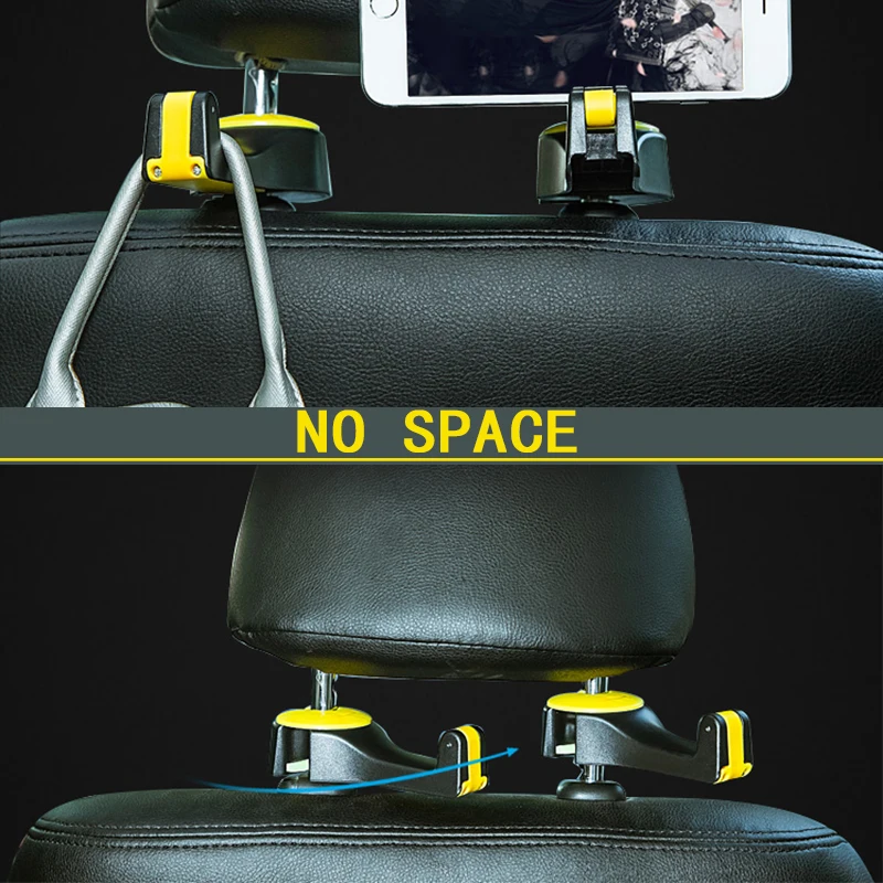 BACKAR Универсальные Задние чехлы для сидений автомобиля из ткани держатель