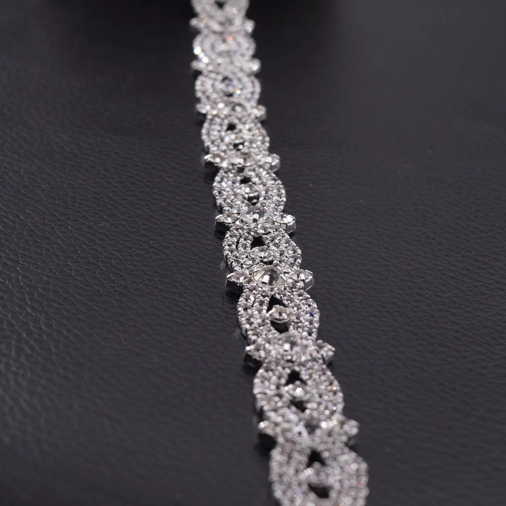 Оптовая продажа модная блестящая цепочка сделай сам с кристаллами и стразами