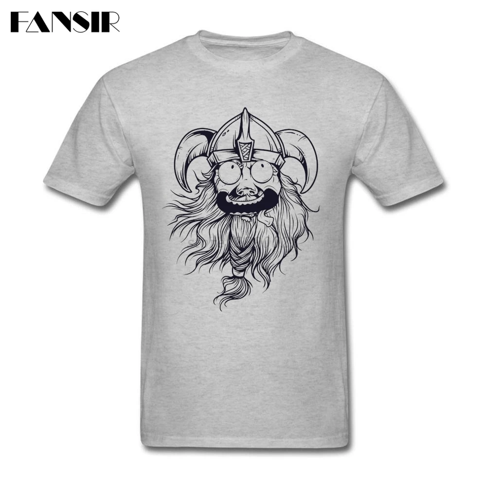 Счастливый Viking для мужчин футболка Топ дизайн мужская рубашка с круглым вырезом