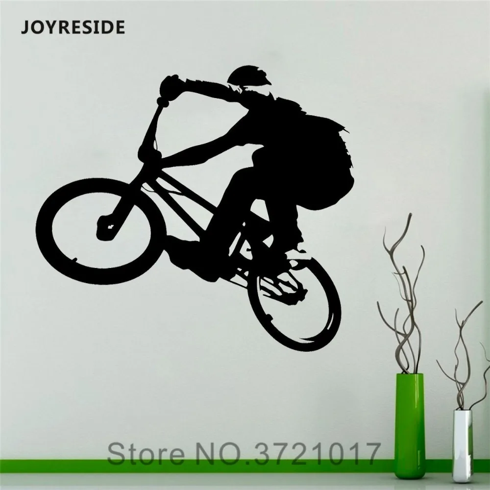Виниловые наклейки joysebe BMX для экстремальных видов спорта прыжков украшения