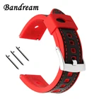 Ремешок из натуральной кожи и силикона для Casio Seiko Citizen Fossil Nixon, 22 мм, ремешок для часов с пряжкой из нержавеющей стали