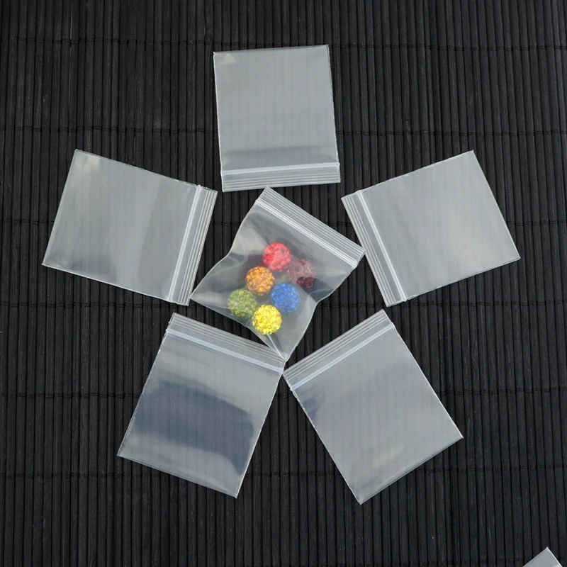 

2.2x2.8cm Jewelry Ziplock Zip Zipped Lock Reclosable PE Plastic Poly Clear Bags 100pcs/lot Drop Shipping