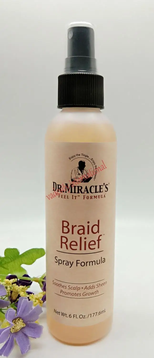 Dr. Miracle's Braid Relief спрей успокаивает кожу головы 6 унций/177 мл|Кондиционеры| |