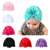 2016 new newborn photography props bohemia style hollow flower baby knot hat cute crochet baby beanie india cap