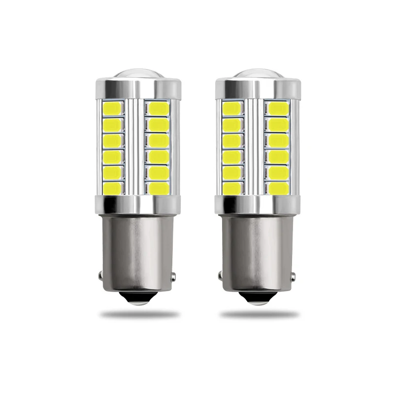 1156 BA15S P21W 1157 светодиодный BAY15D 33SMD тормозной светильник s источник светодиодный автомобильный светильник лампочка, в то время как красного и желтого цветов