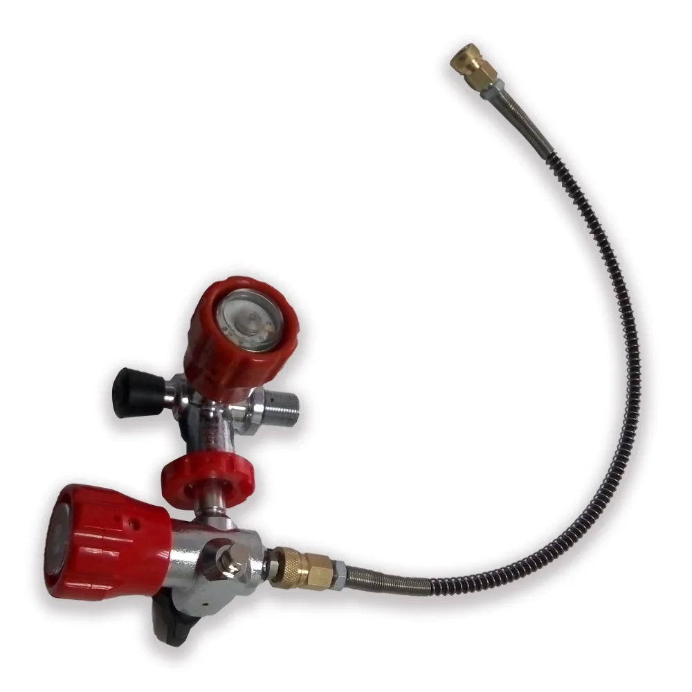 AC101 New Pcp Airsoft Din G5/8 погружной цилиндр 30 мпа красный клапан с наполнительной
