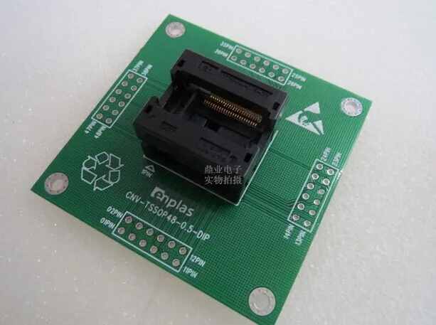 TSSOP48 TSSOP48/DIP OTS-48-0 5-02 Гнездо для проживания позолоченная IC испытательное сиденье