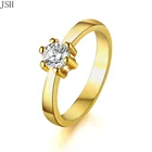 Оптовая продажа, 2 цвета, для женщин, обручальное кольцо с камнем, циркон, золотой цвет, Серебряное обручальное кольцо, свадебные модные ювелирные изделия LR096