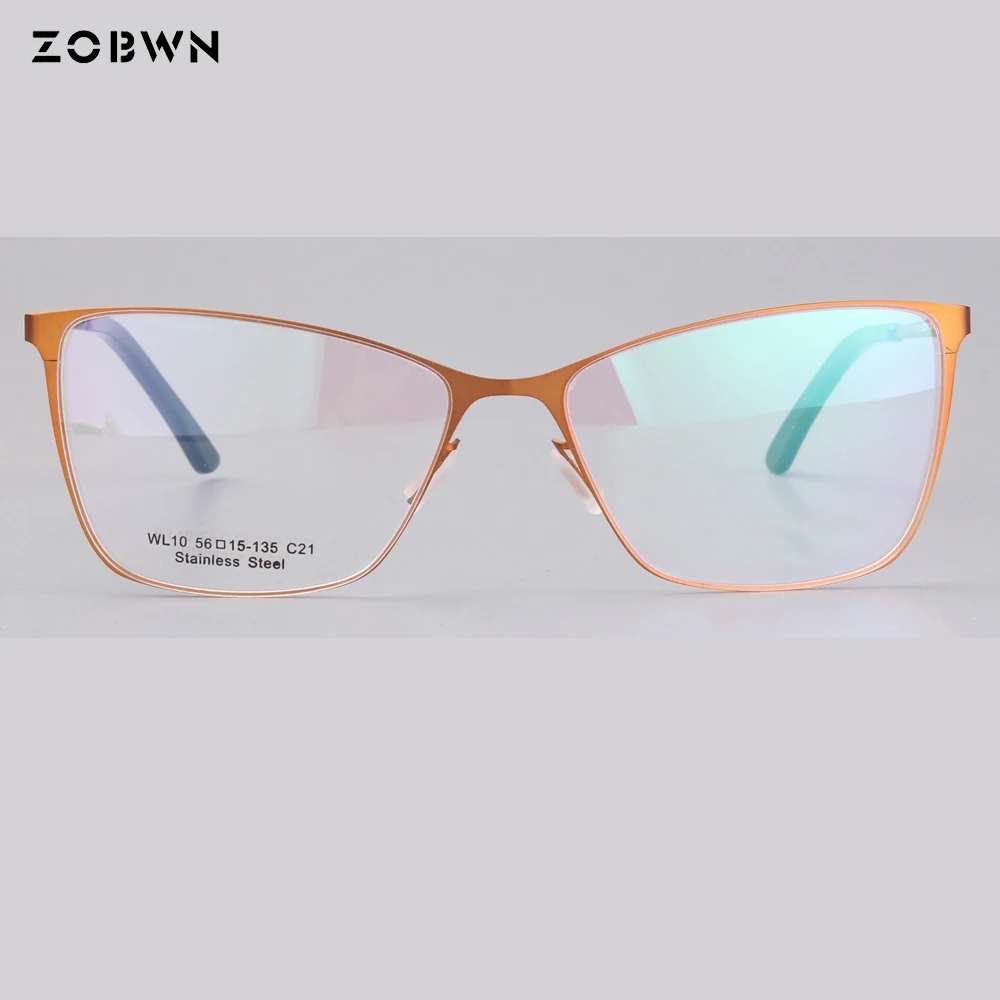 ZOBWN Лидер продаж Бабочка Форма горячие модные очки кошачий глаз для женщин леди ультра светильник oculos de grau feminino для близорукости линзы