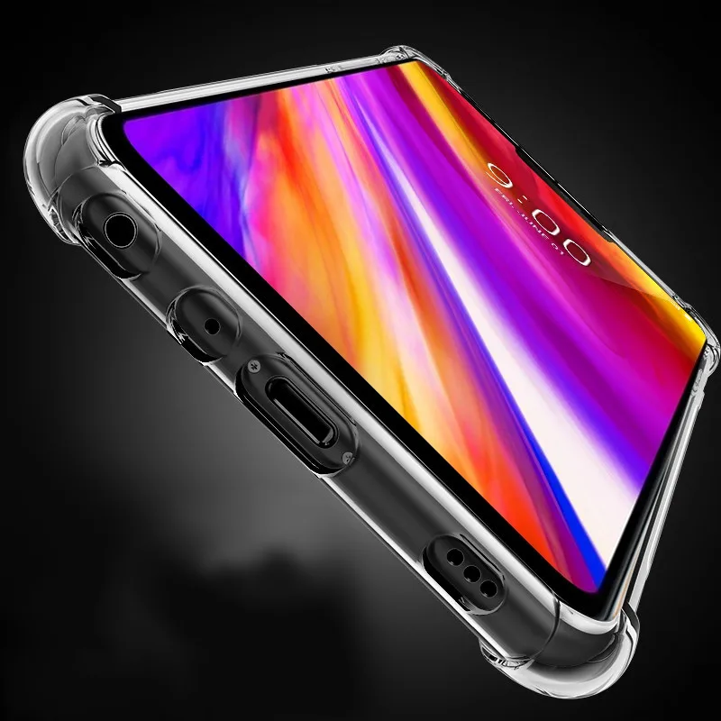 Противоударный чехол с подушкой безопасности для LG G6 G7 ThinQ Q6 Q8 K3 2017 K4 K8 K10 2018 из ТПУ