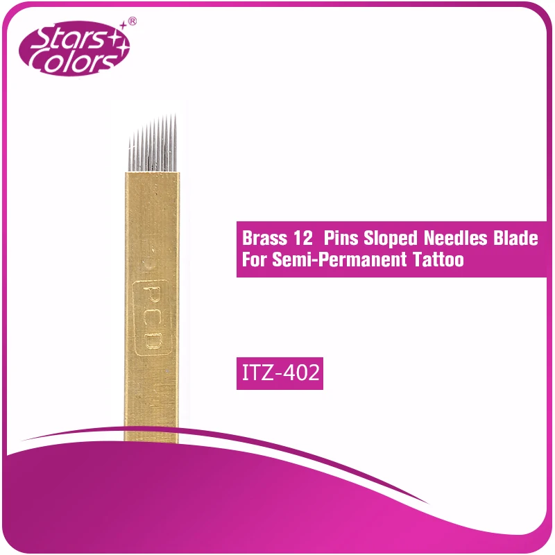 100 шт./лот перманентные иглы для бровей из нержавеющей стали татуировок серия PCD