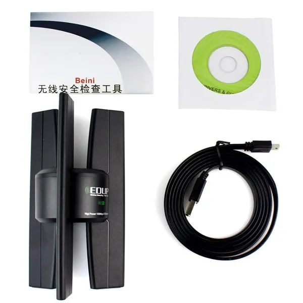 Triangle Tripod EDUP EP-N8535 IEEE802.11b/g/n 2.4GHz Ralink3070 chipset 150mbps high power usb lan wireless black | Компьютеры и офис