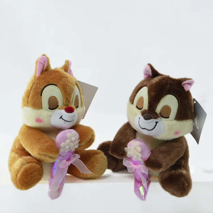 Дисней картон частный Плуто Chipmunk Brother чип и Дейл 25*20 см мини плюшевая кукла