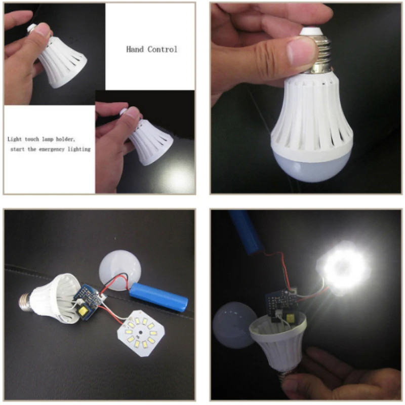 лампочки на батарейках умная лампочка с аккомулятором Smart LED Лампы E27 5730 Led