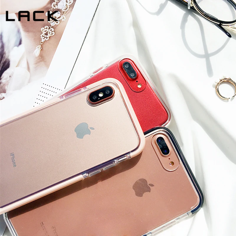 Прозрачный чехол для iphone 7 6 s 8 Plus простой полный защитный X мягкая задняя крышка