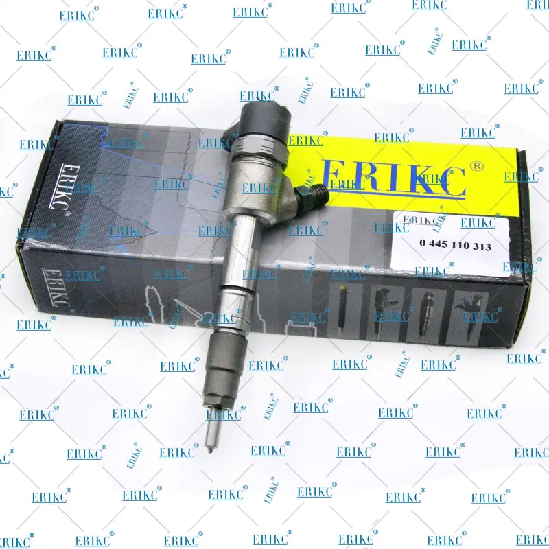 

ERIKC 0 445 110 313 Форсунка для впрыска топлива автомобильного двигателя 0445110313 дизельный инжектор 0445 110 313 для JAC FORSTINGER E049332000035