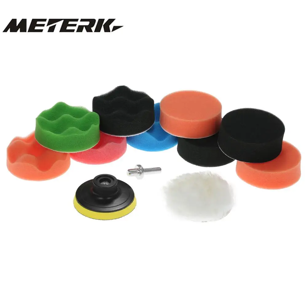 11 шт. Автомобильная полировальная Подушка набор полировальных буферов для