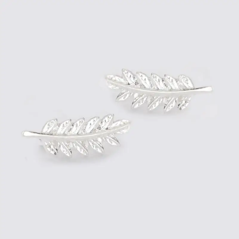 Женские винтажные серьги Jisensp пусеты с красивым деревом|leaf earrings|earrings for womenfashion